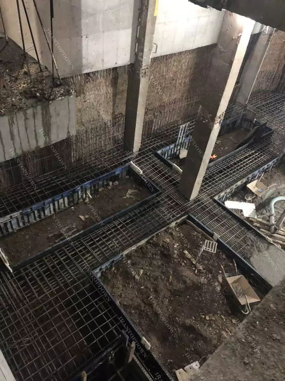 Parastoo Commercial & Office Building (Jomhouri) – top-down construction by Irantopdown