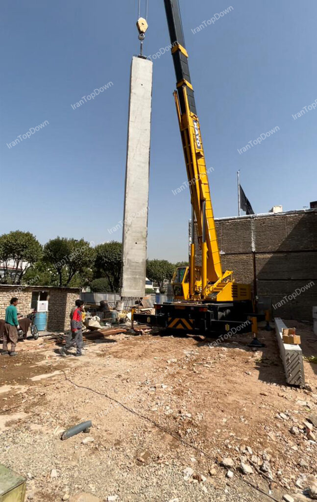 Tehranpars 138 Commercial & Office Building – top-down construction by Irantopdown