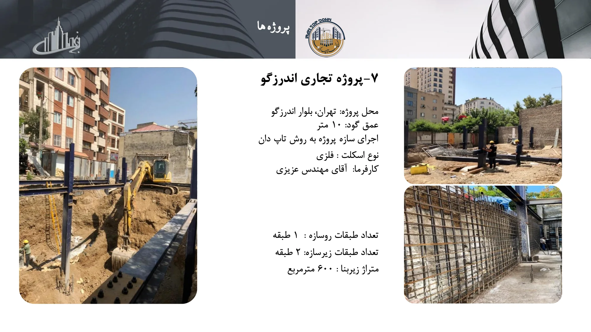 رزومه و کاتالوگ ایران تاپ دان – صفحه ۳۳ – پروژه تجاری اندرزگو